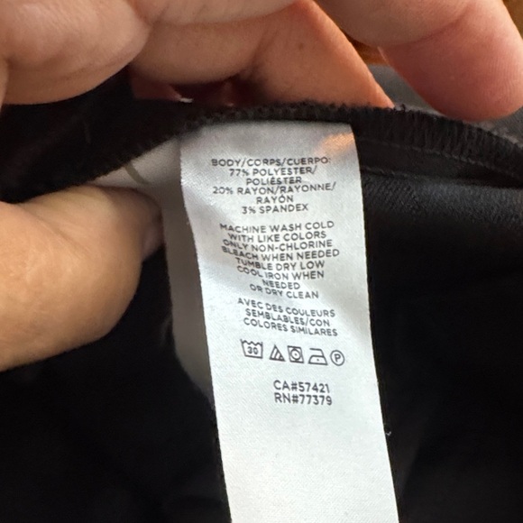 NWOT Ann Taylor Black Polka Dot Trousers On Trend!! - Picture 7 of 9